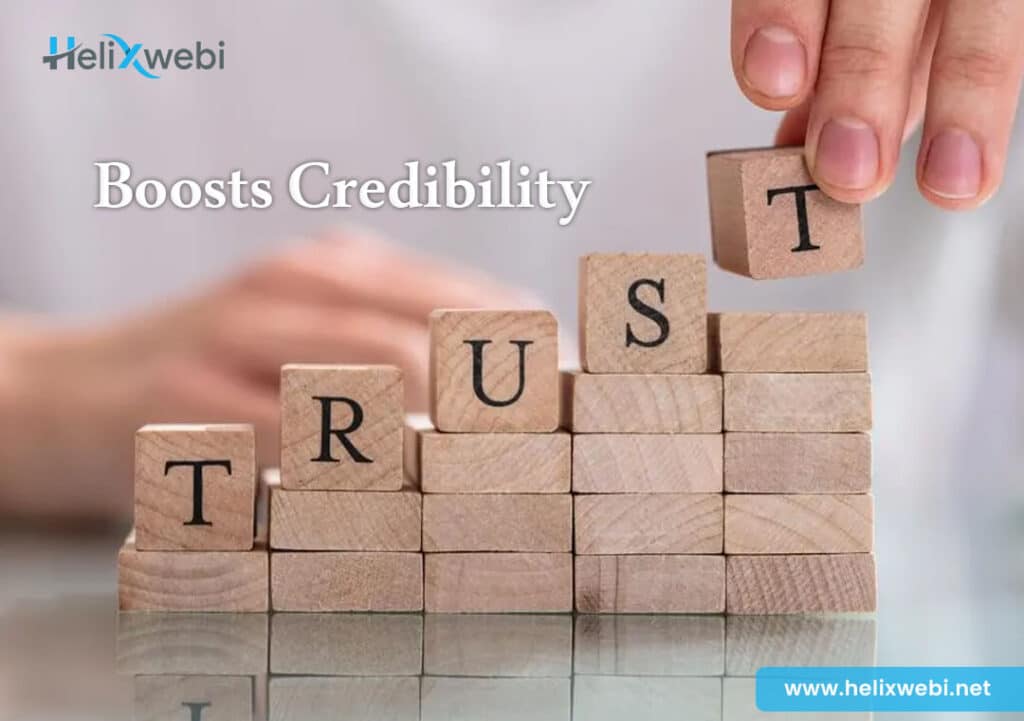 Boosts Credibility